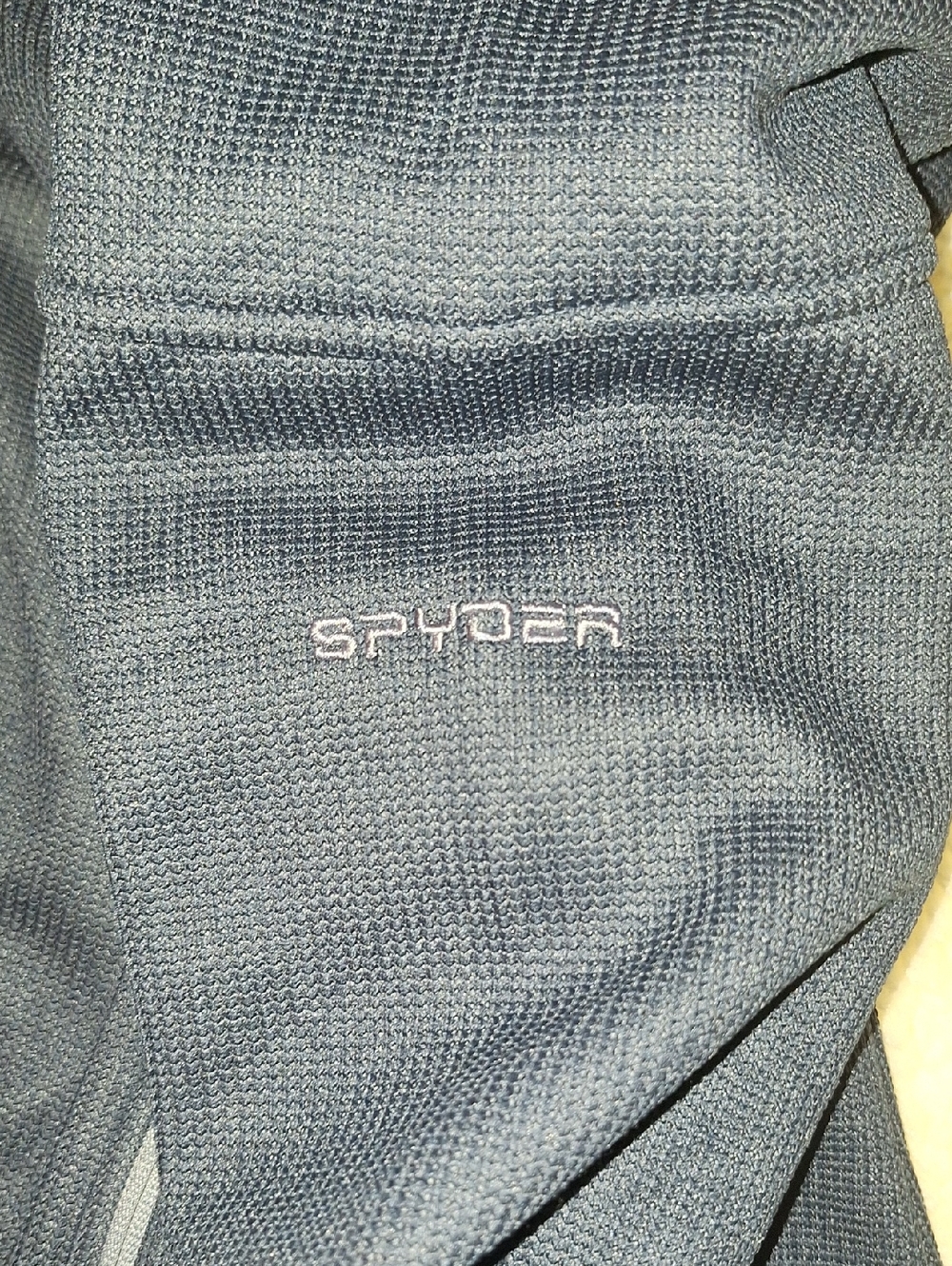 Spyder Navy and Gray Hooded Full-Zip Jacket - Picture 14 of 14